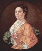 William Hogarth Portrait of Madam Salter oil painting reproduction